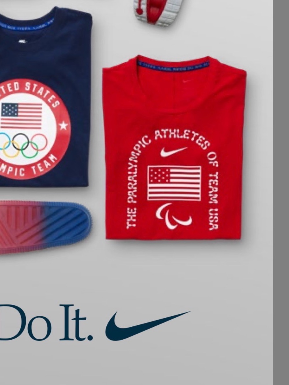 Nike Red Paralympic Athletes Graphic Tee